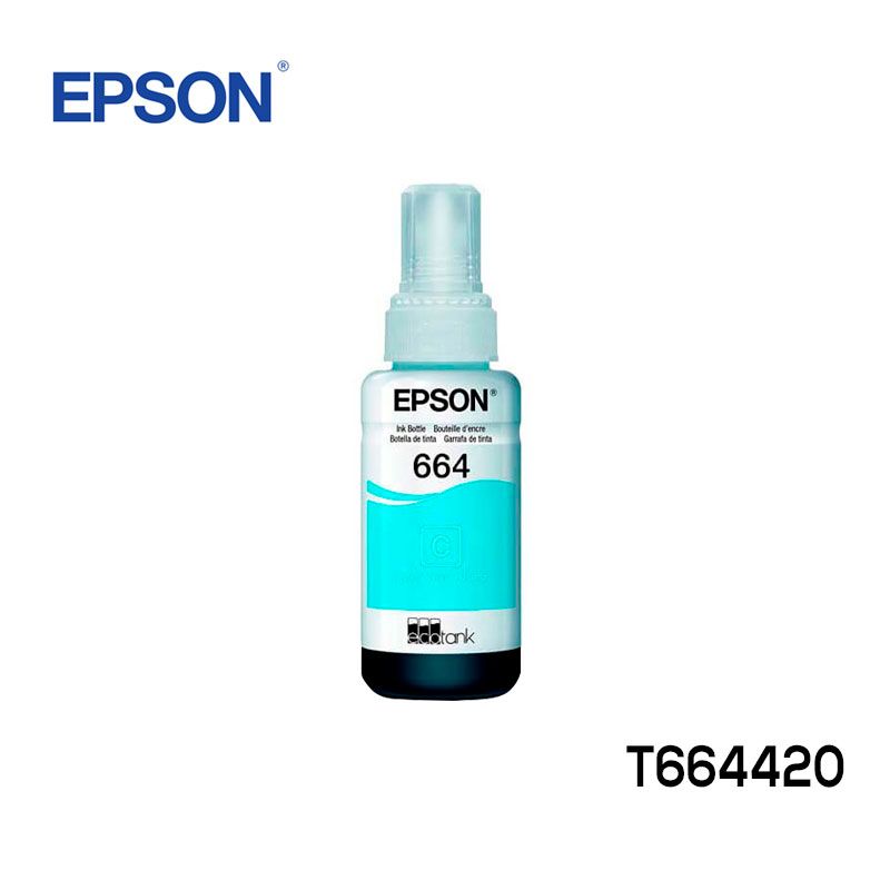Tinta Epson 644 Botella Cyan Original