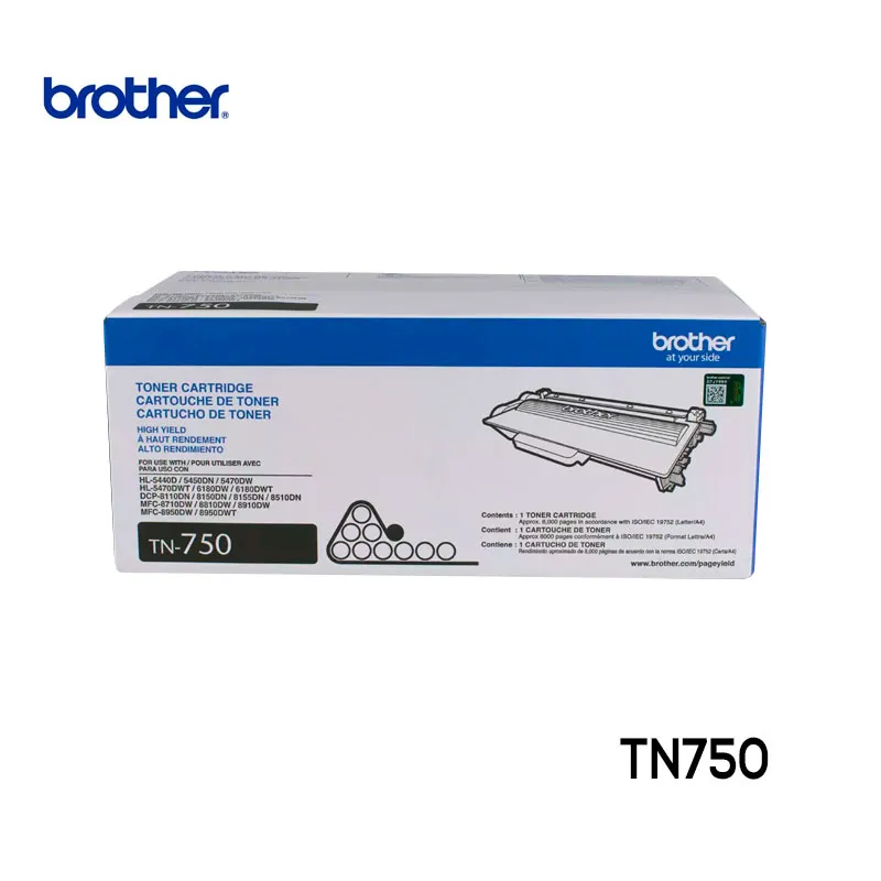 Toner Brother TN750 Negro TN-750 Cartucho Original