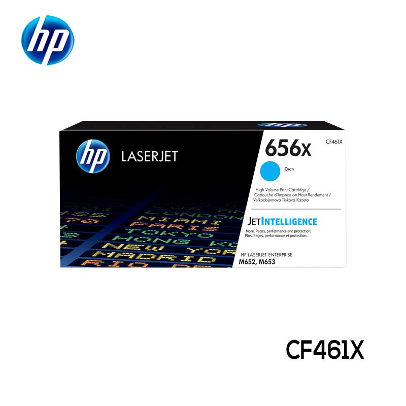 Toner HP 656X Cartucho CF461X Cyan LaserJet Original
