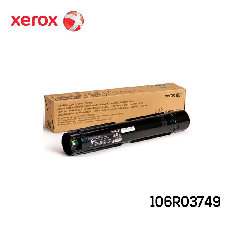 Toner Xerox 106R03749 Cartucho Negro Original